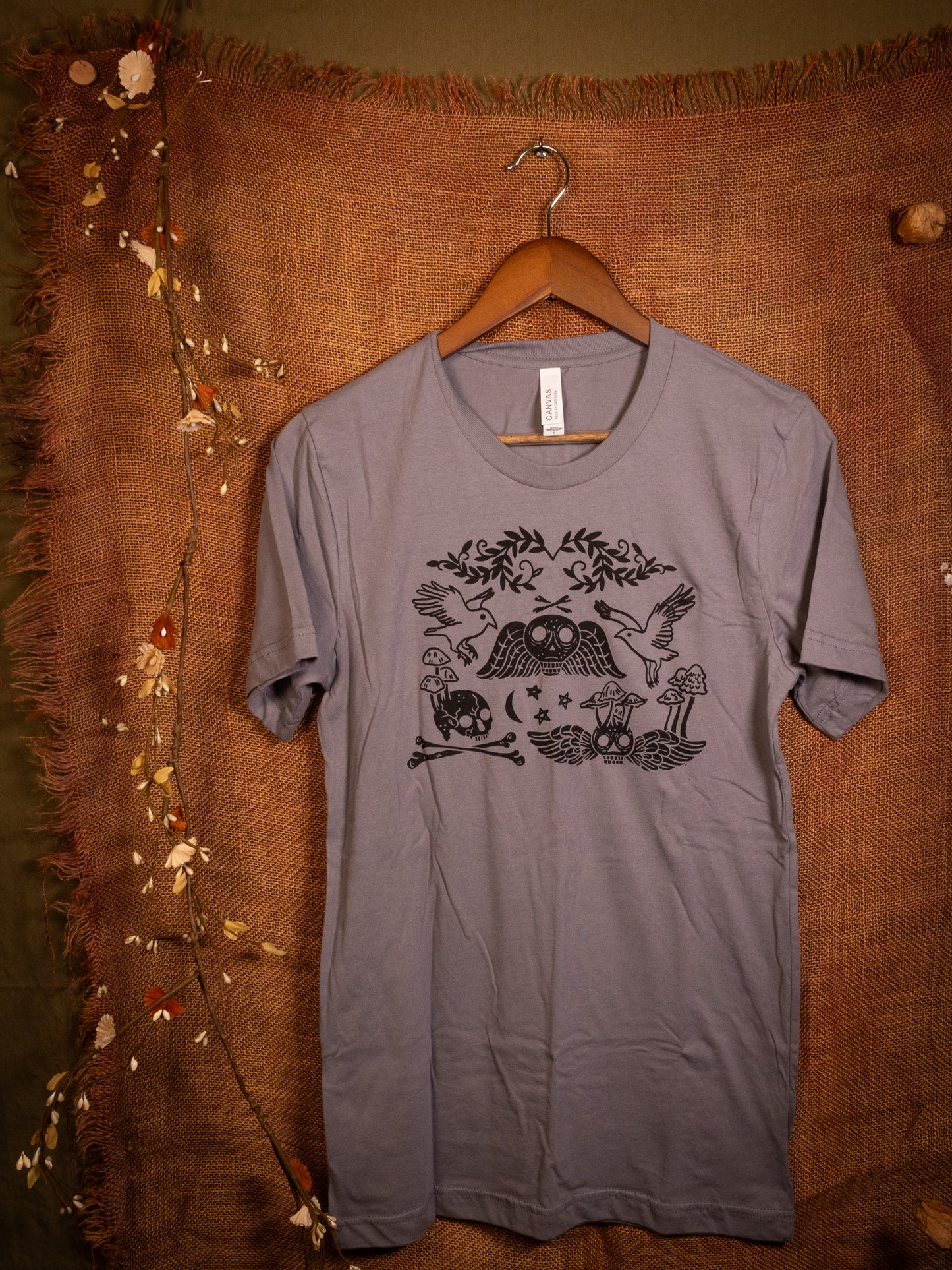 Memento Mori in Dusty Grey T-Shirt