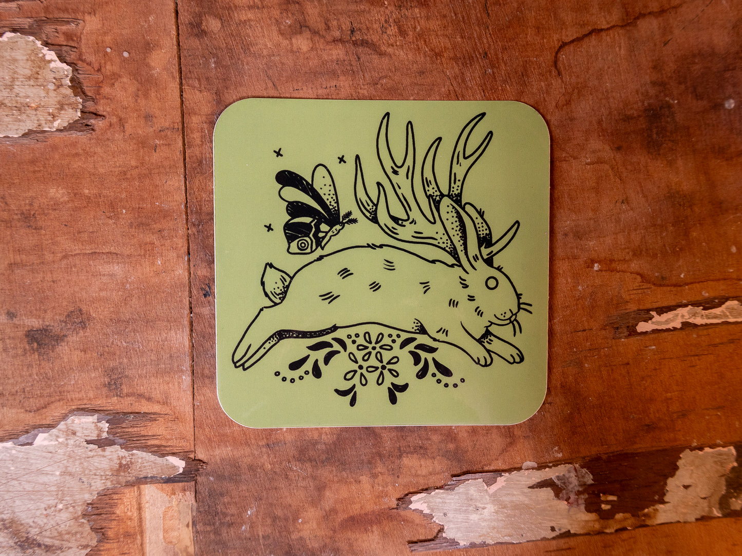 Jackalope Friends Sticker