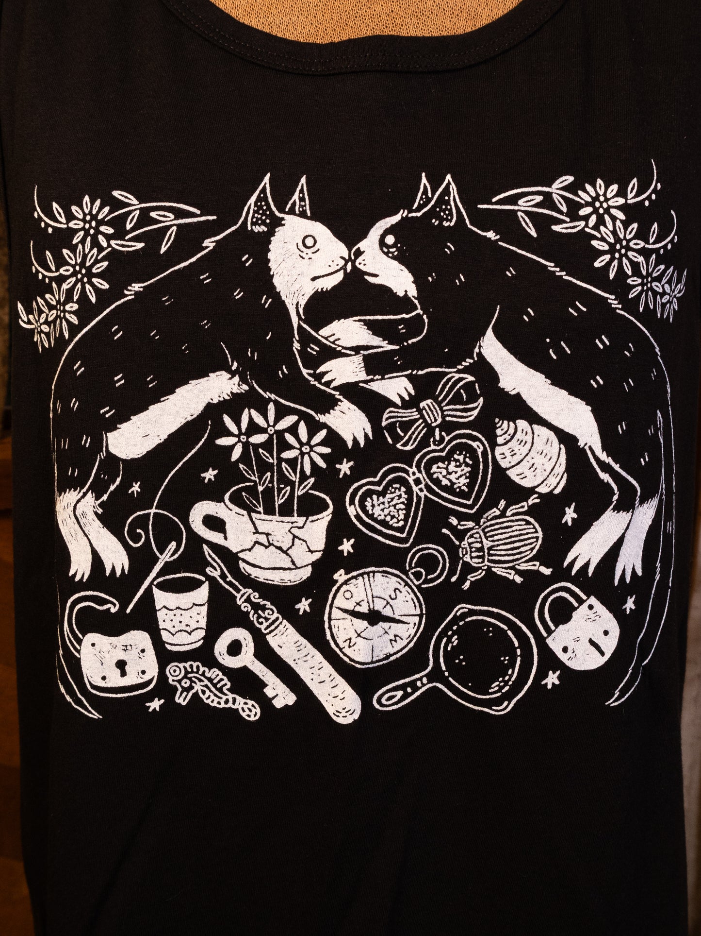Pride Trinkets Tank Top in Pitch Black