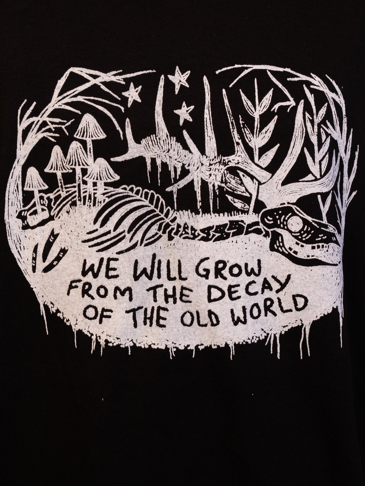 New Growth Tank Top in Pitch Black