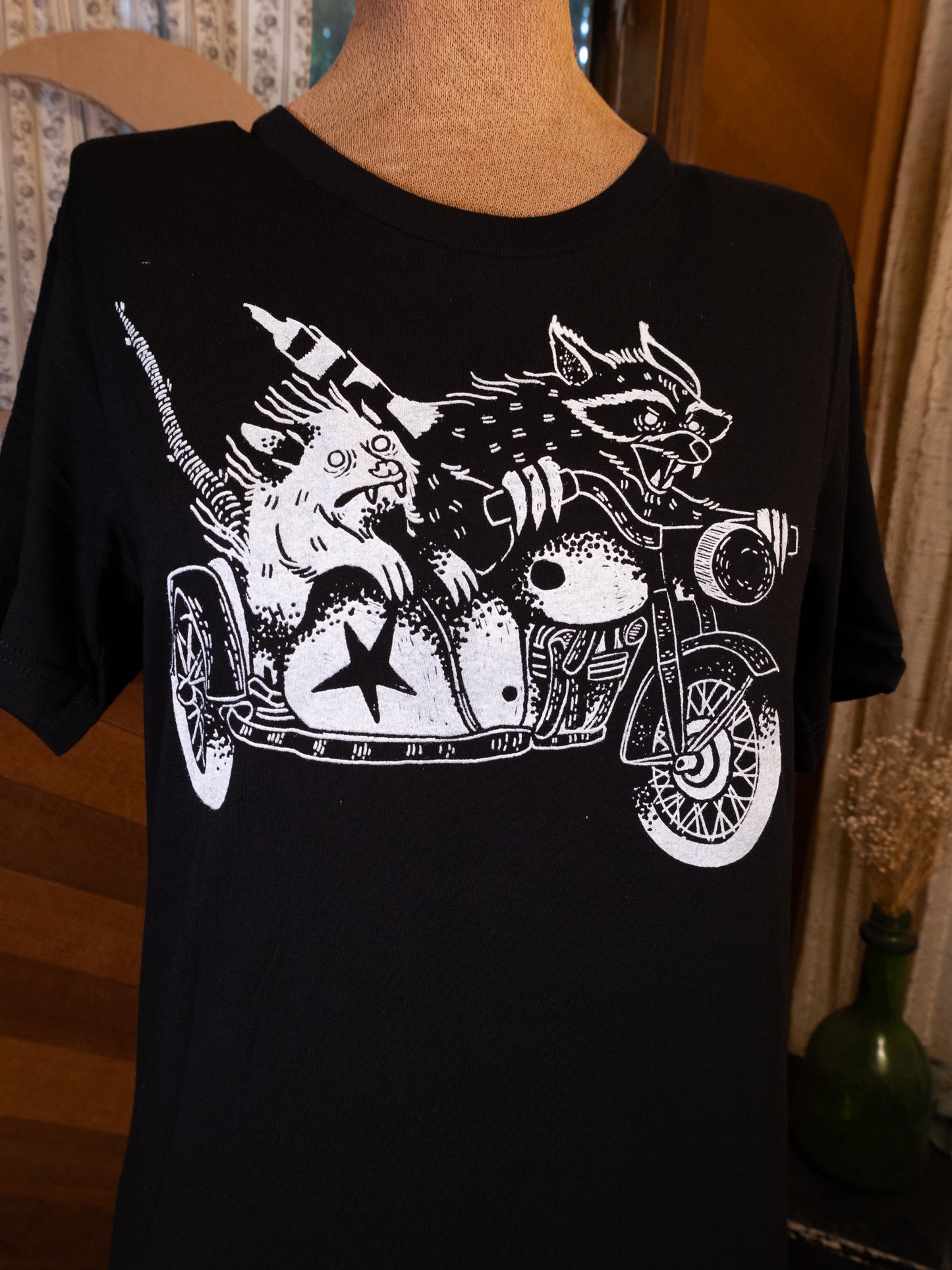 Motorcycle Bandits T-Shirt in Pitch Black