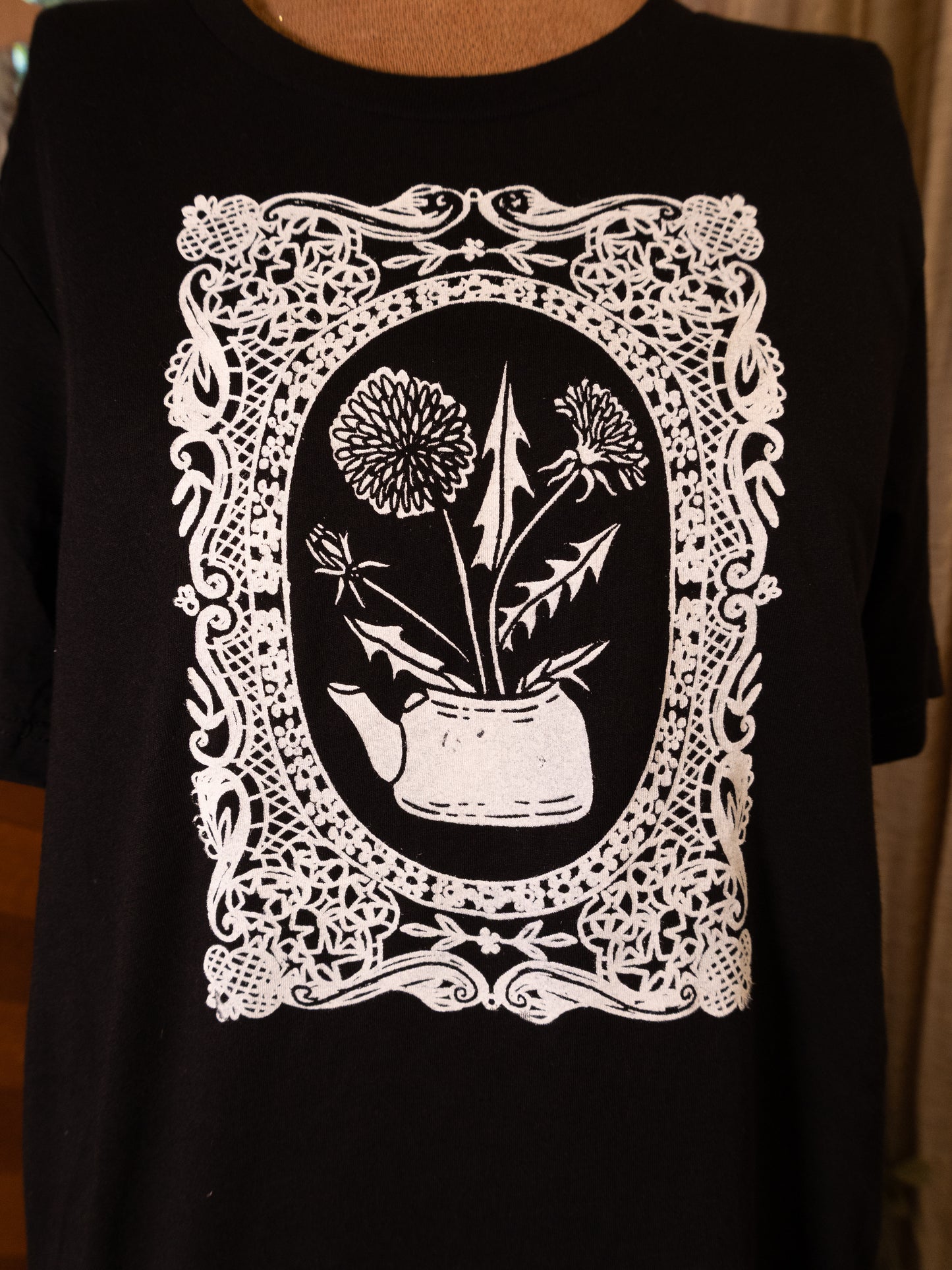 Teapot T-Shirt in Pitch Black
