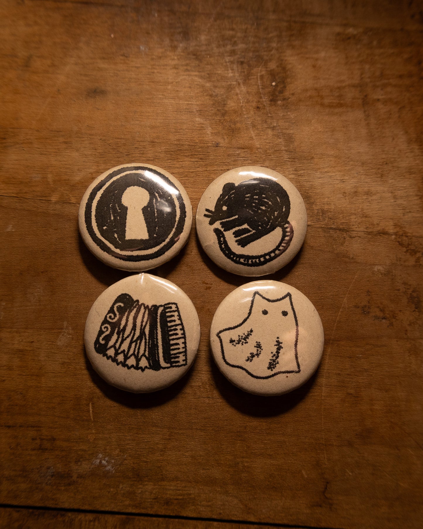 Curio Pinback Button Pack