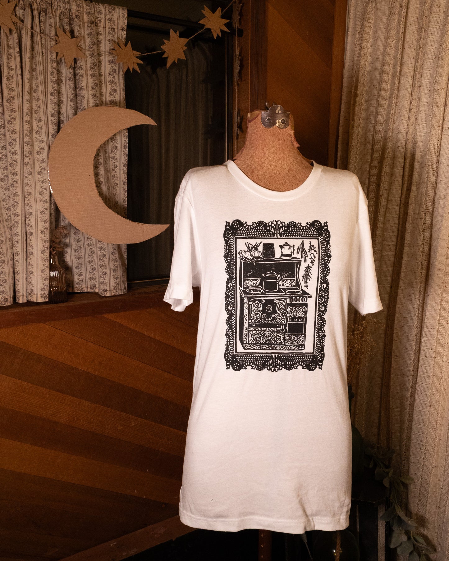 Cozy Stove T-Shirt in White