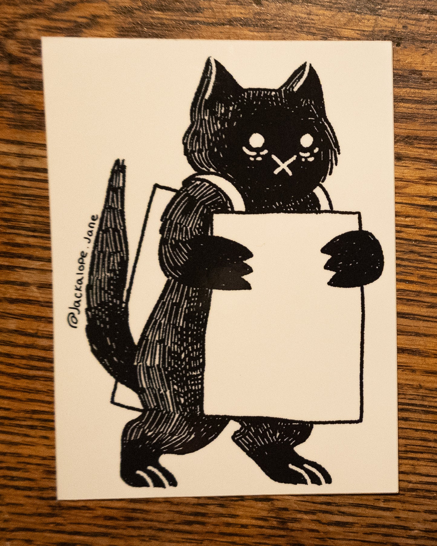 Sign Cat Sticker