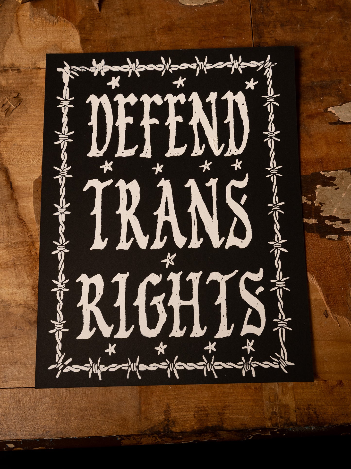 Defend Handmade Print