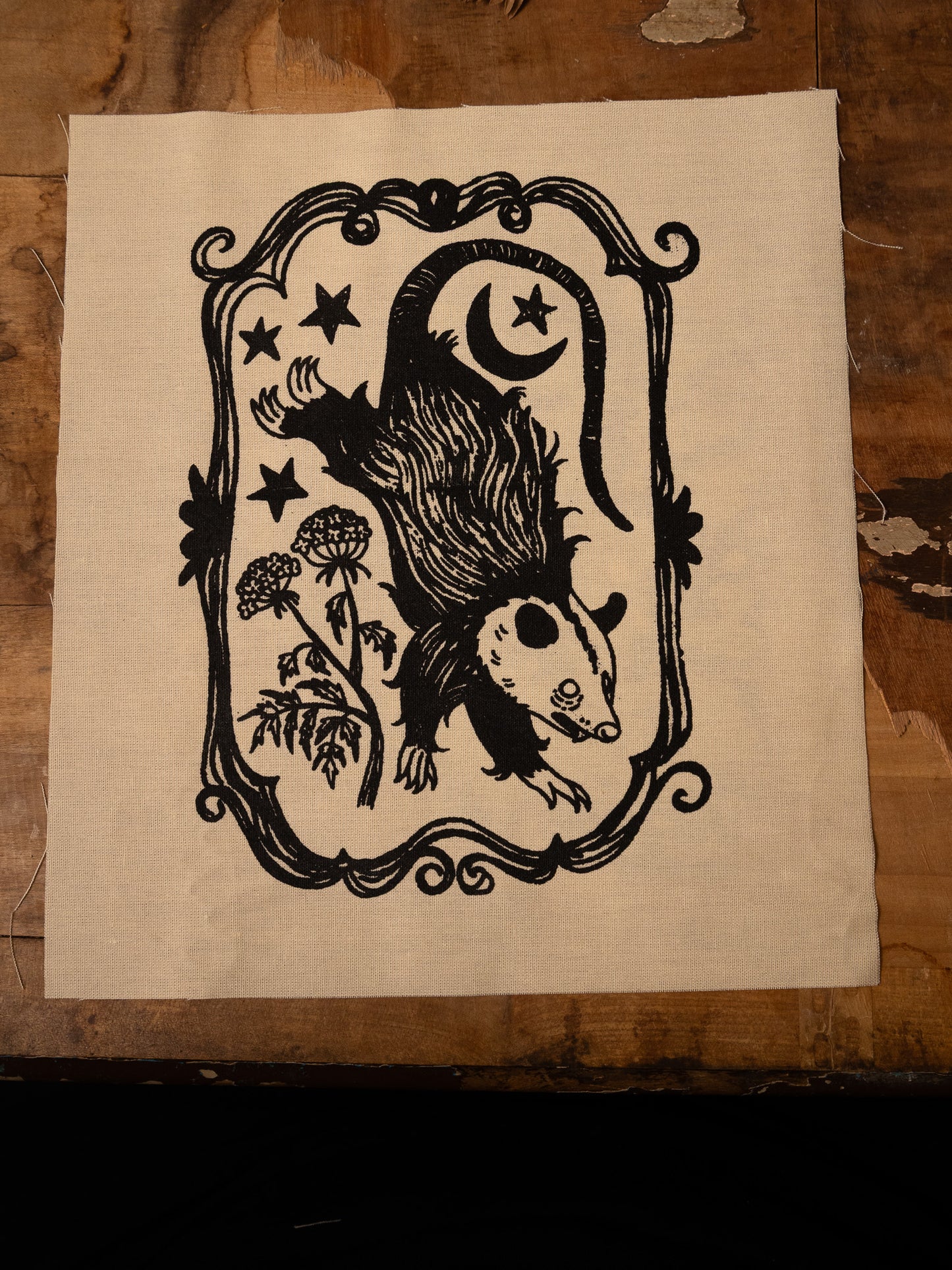 Opossum Back Patch