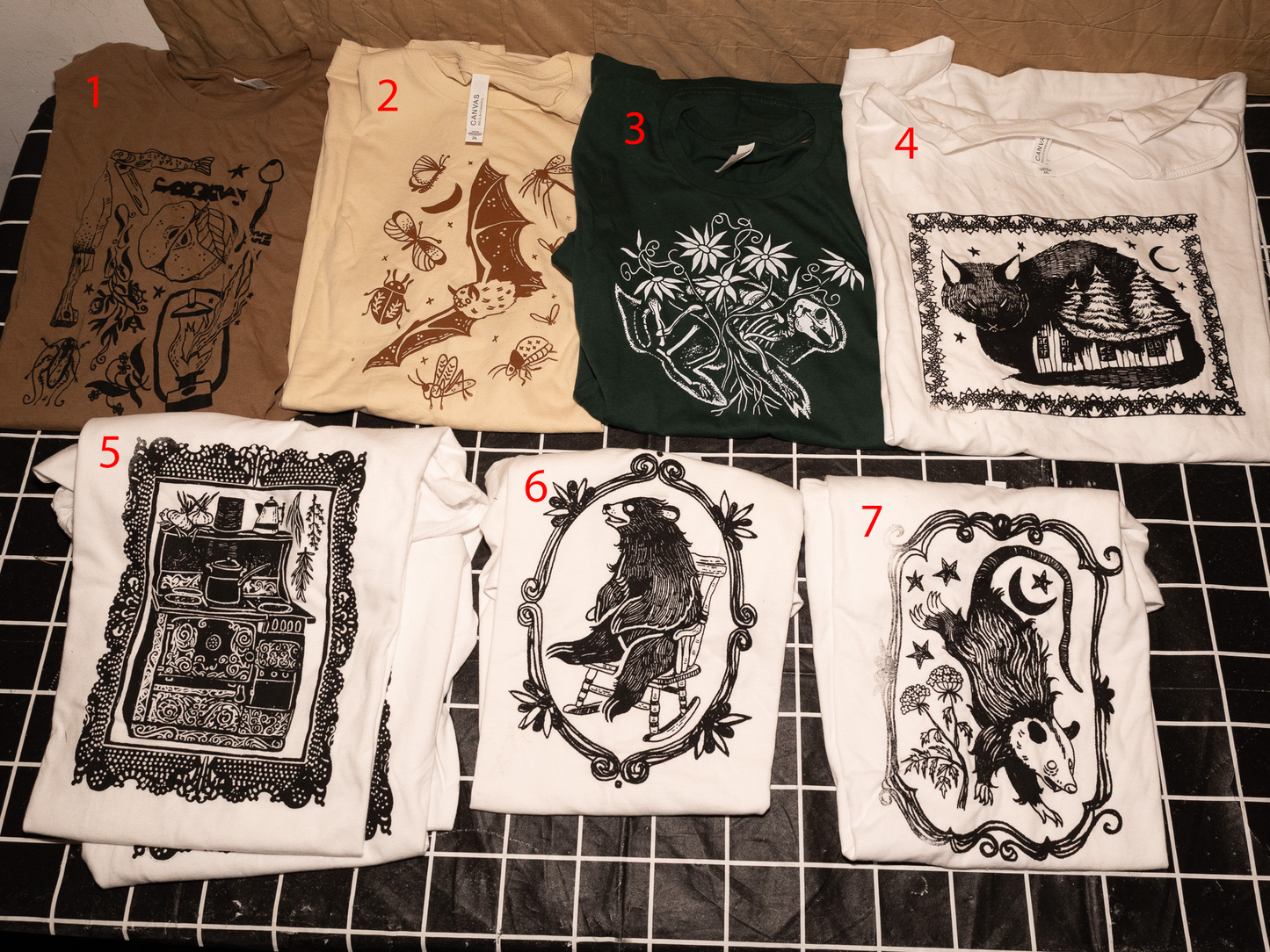 MISPRINT T-SHIRTS COLORS