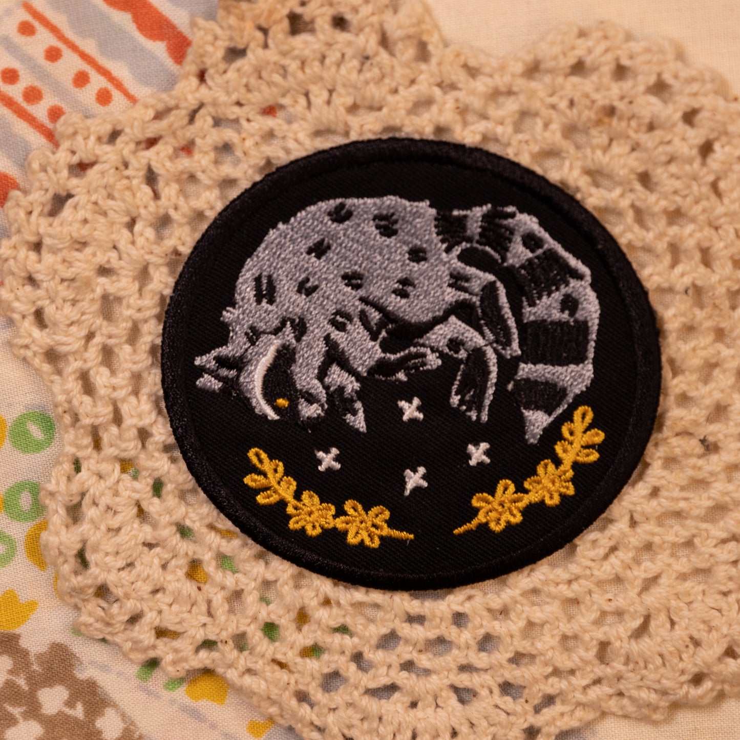 Raccoon Embroidered patch