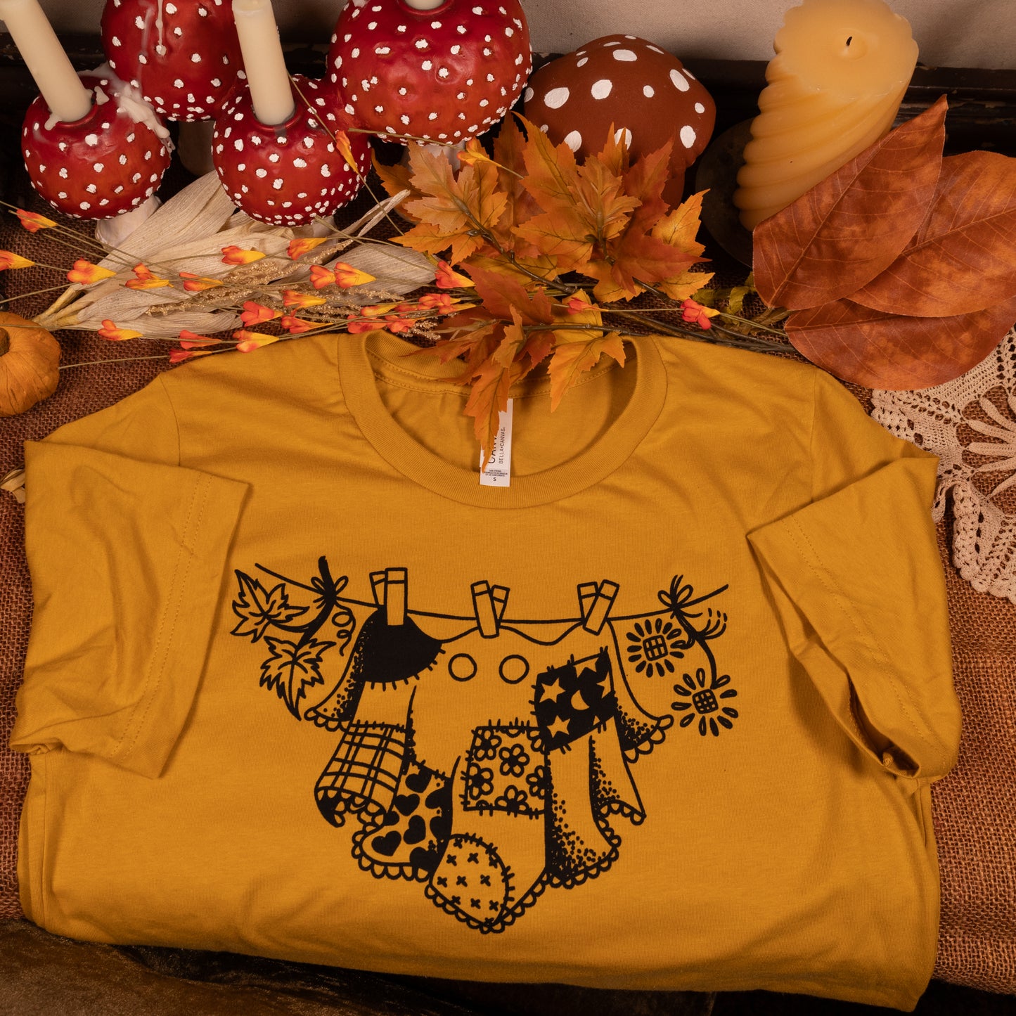 Patchy Ghost in Yellow T-Shirt