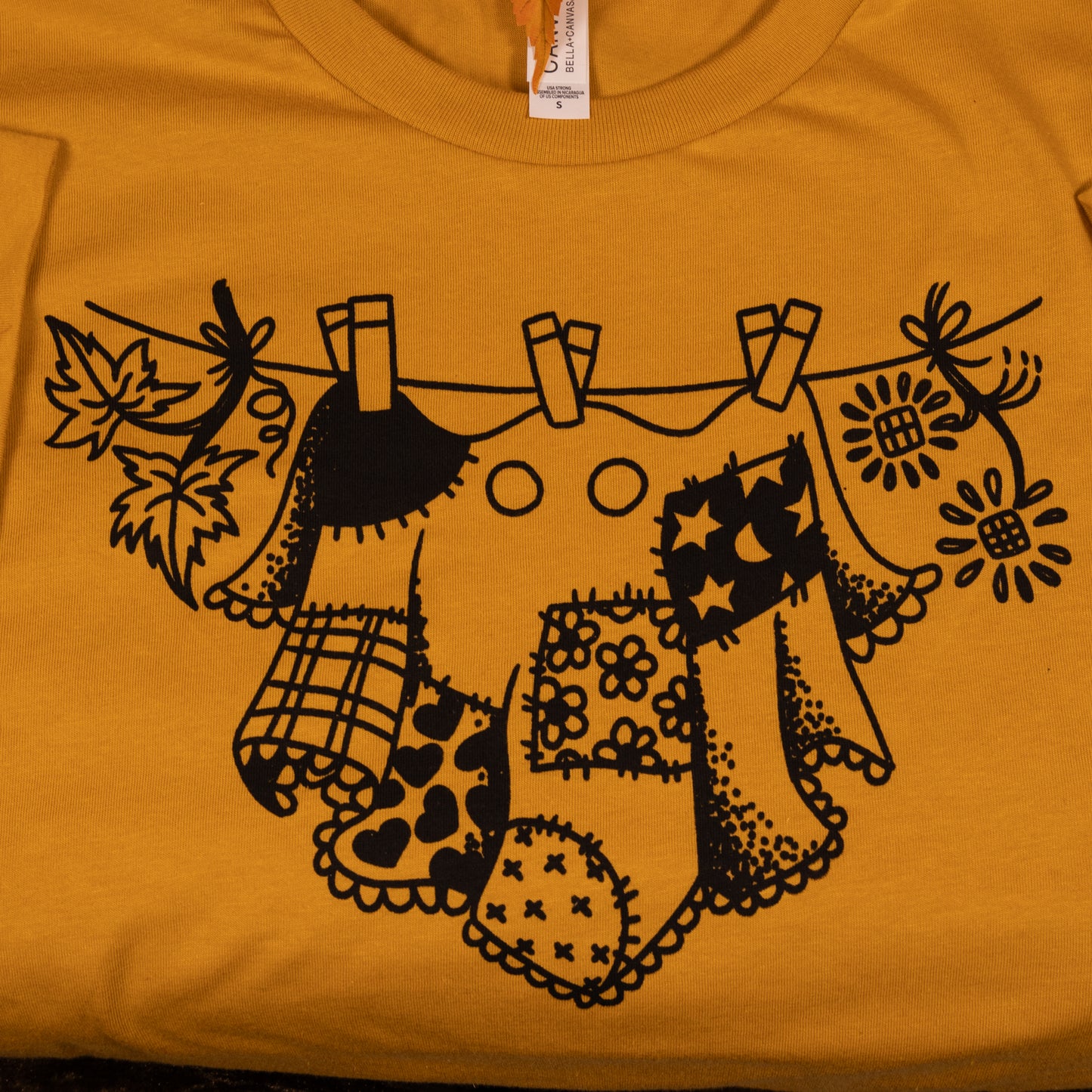 Patchy Ghost in Yellow T-Shirt