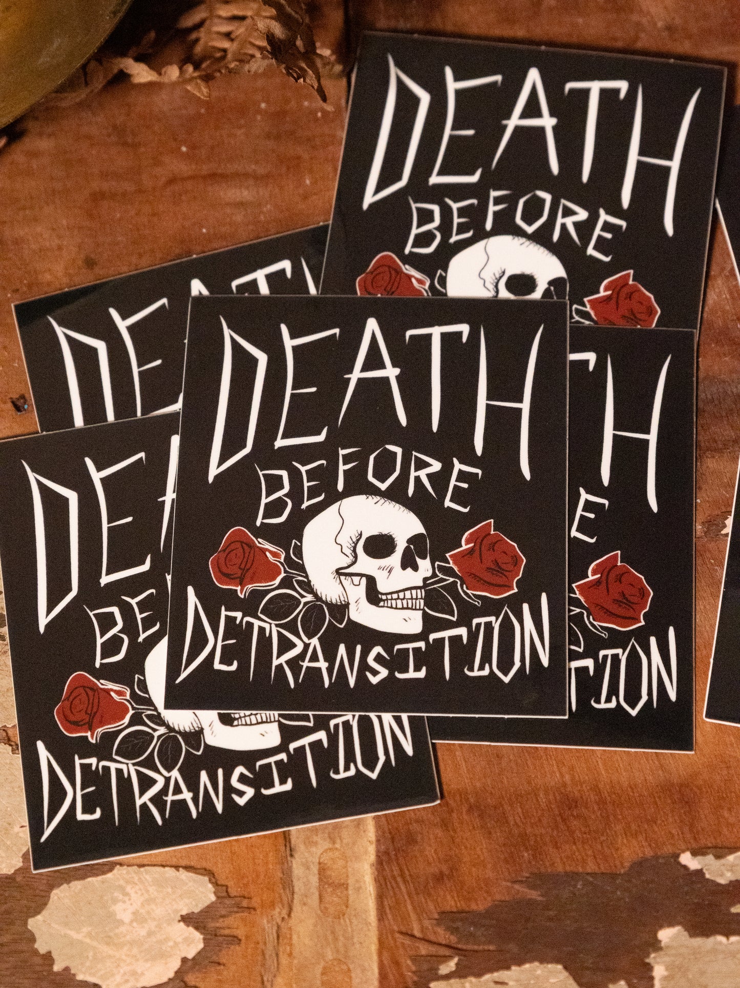 Death Before Detransition Sticker