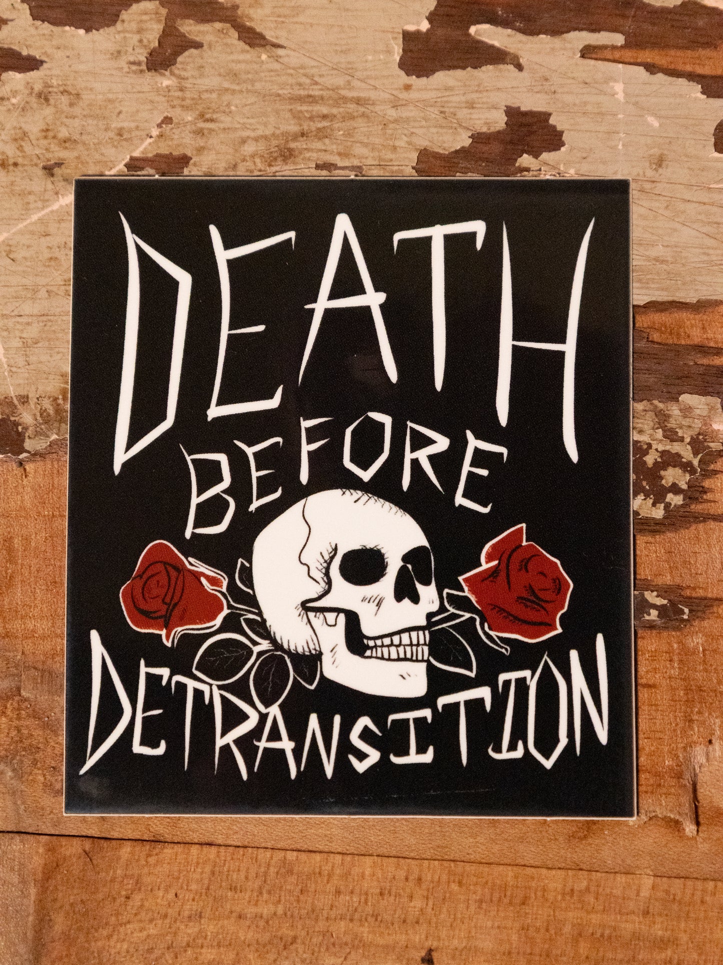 Death Before Detransition Sticker