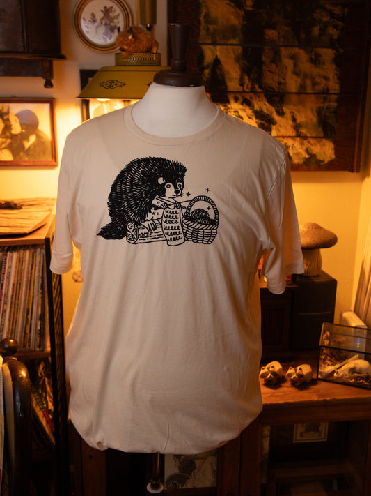 Porcupine Quilter T-Shirt in Mushroom Tan