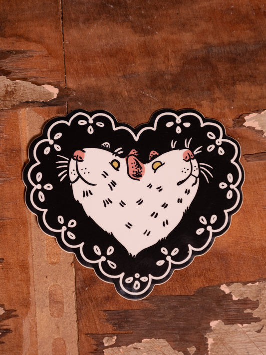 Rat Love Sticker