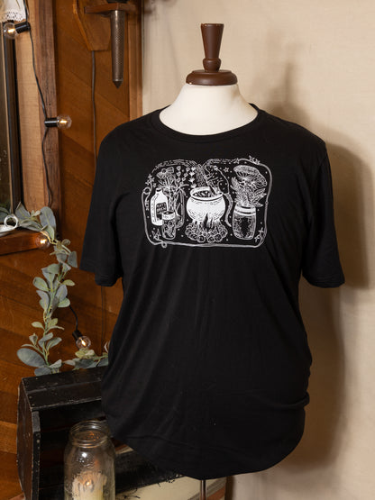 Caulderon Rat's Brew T-Shirt in Pitch Black