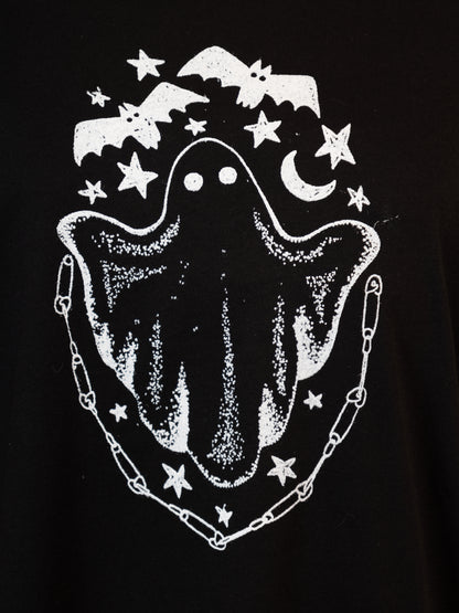 Ghost in the Gloaming T-Shirt in Pitch Black