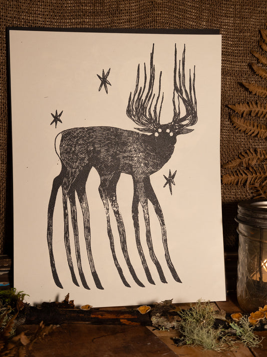 Spectral Deer Print