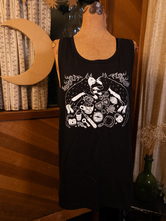 Pride Trinkets Tank Top in Pitch Black