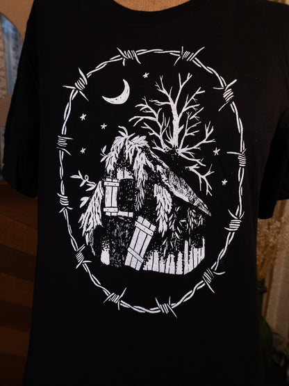 Rotten Shack T-Shirt in Pitch Black
