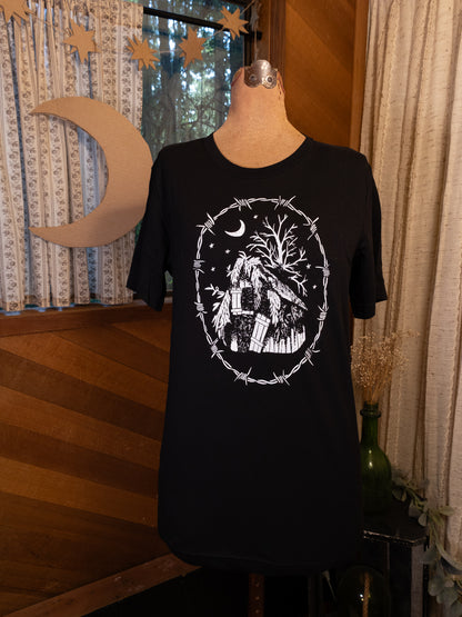 Rotten Shack T-Shirt in Pitch Black