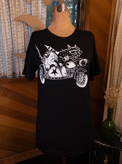 Motorcycle Bandits T-Shirt in Pitch Black
