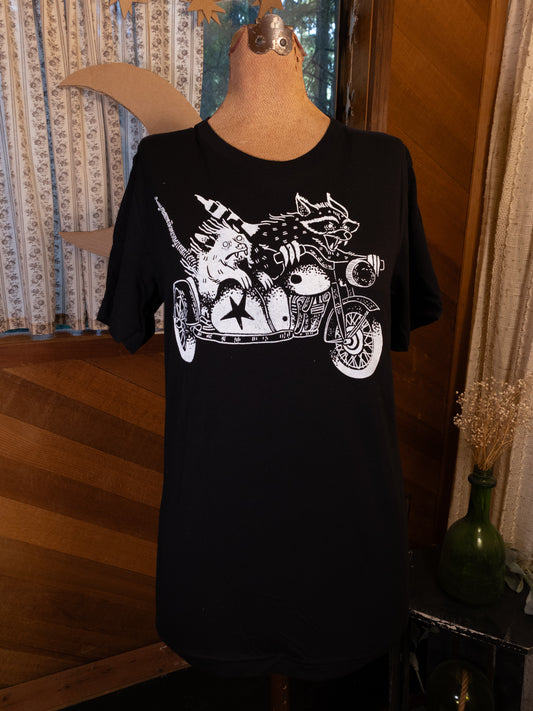 Motorcycle Bandits T-Shirt in Pitch Black
