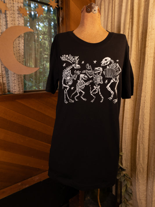 Boney Band T-Shirt in Pitch Black