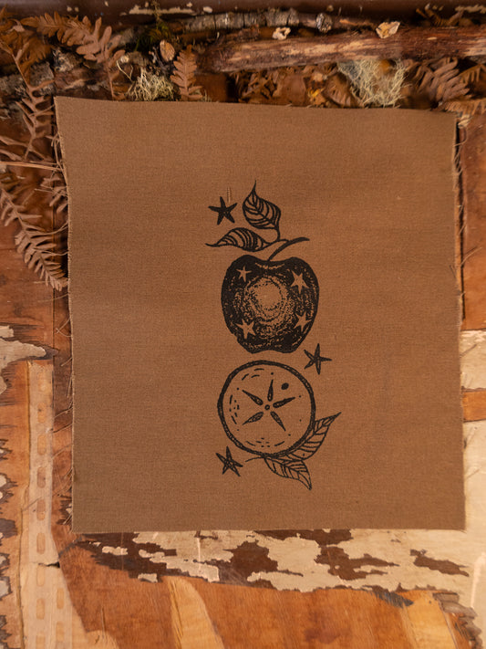 Apples Black Ink Patch