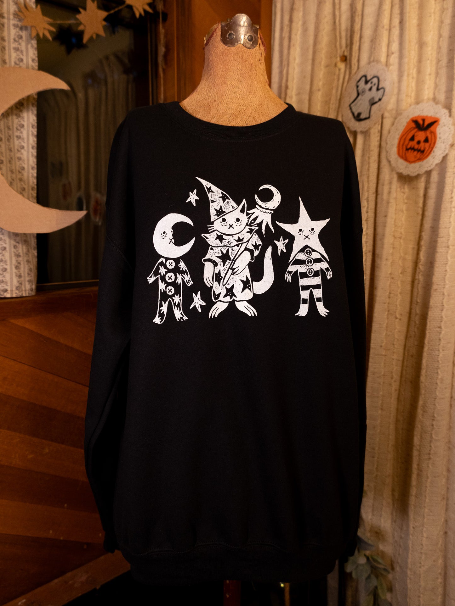 Mr. Sandman Crewneck in Pitch Black