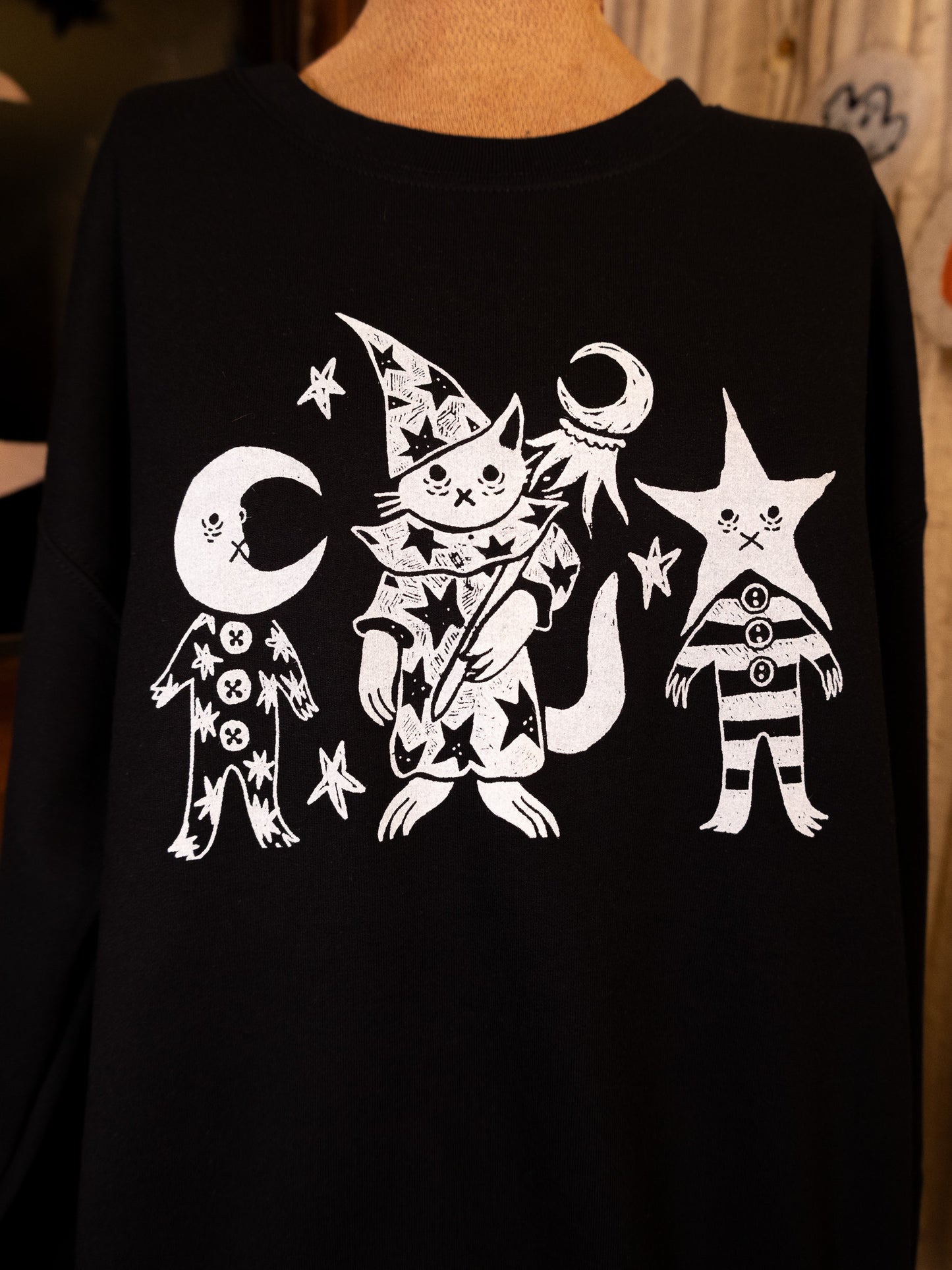 Mr. Sandman Crewneck in Pitch Black