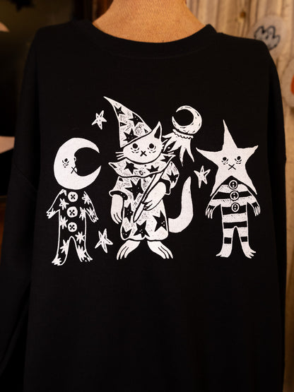 Mr. Sandman Crewneck in Pitch Black