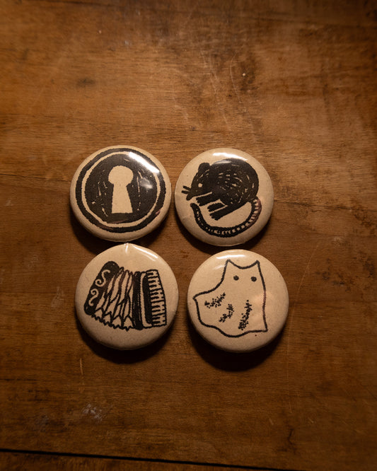Curio Pinback Button Pack