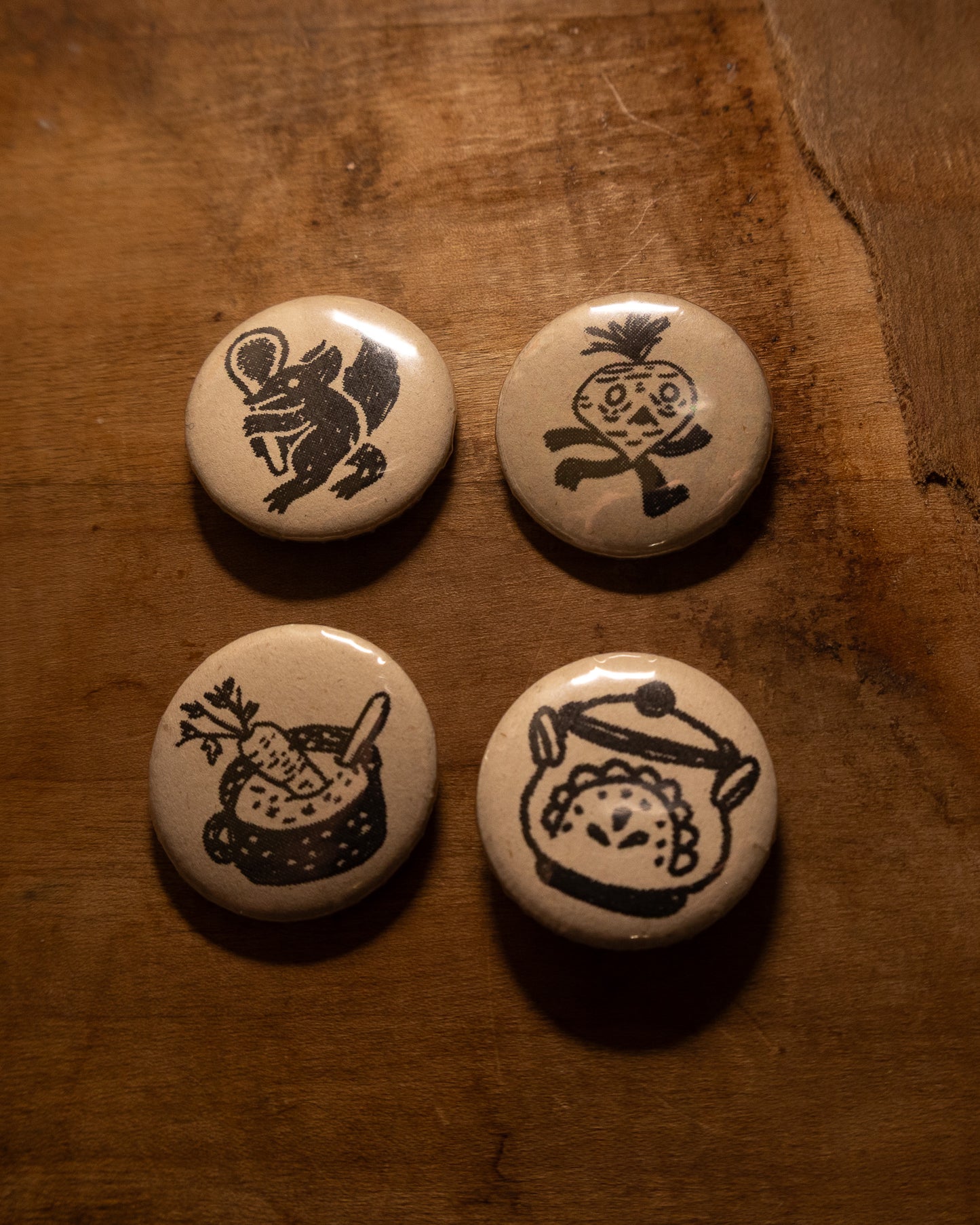 Silly Soup Pinback Button Pack