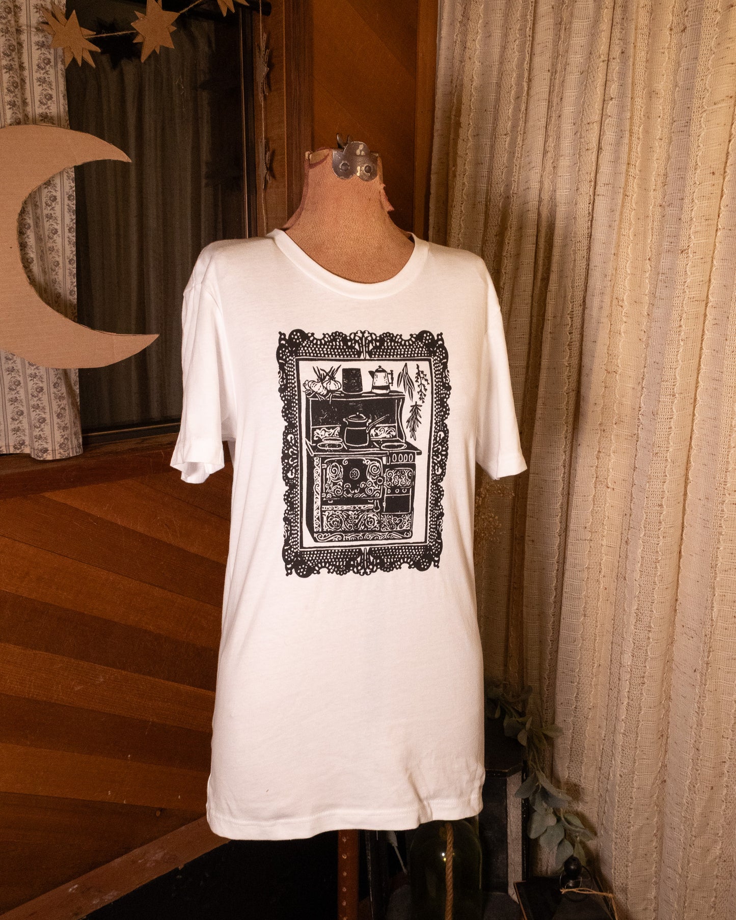 Cozy Stove T-Shirt in White