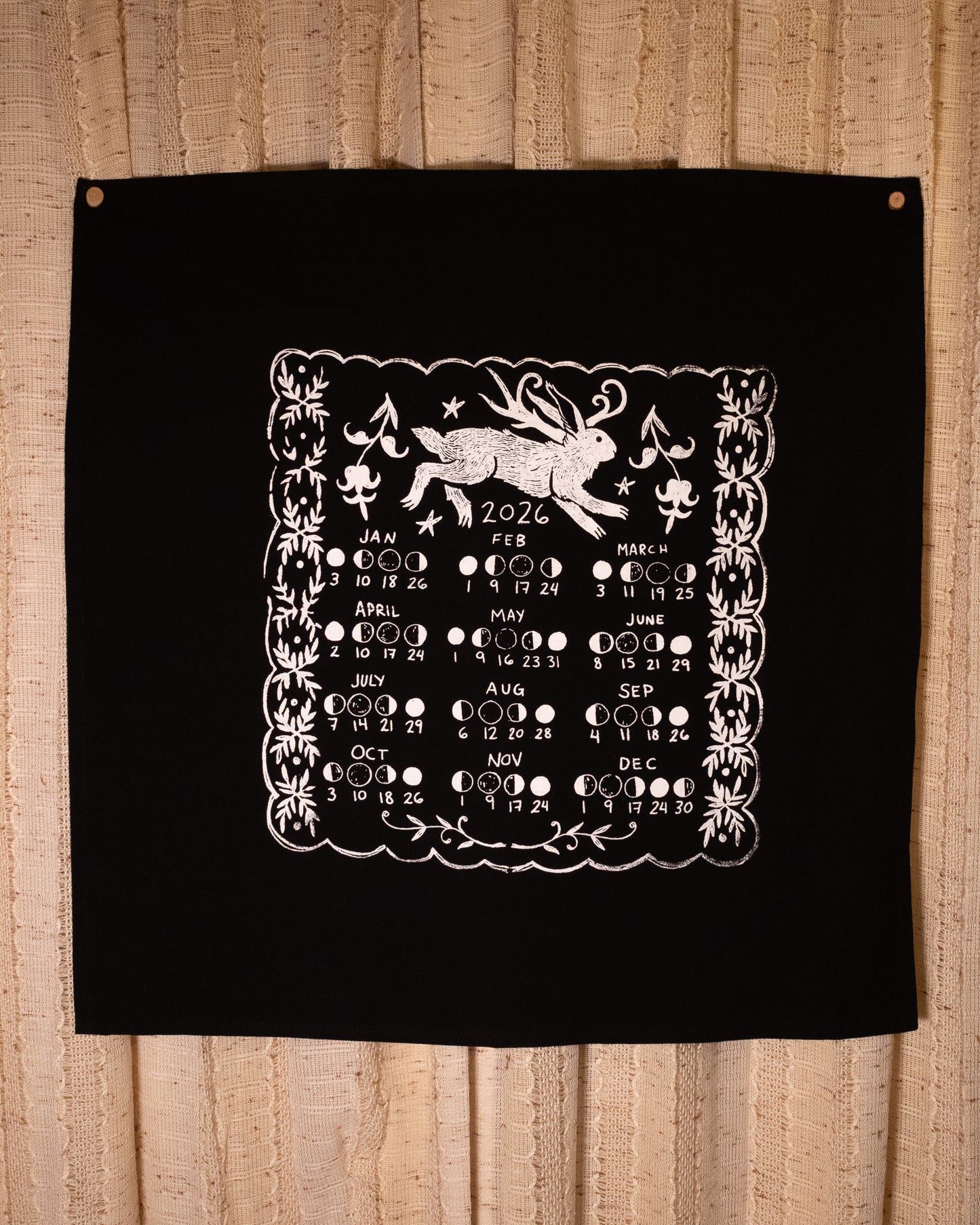 Lunar Calendar Tea Towel (LIMITED)