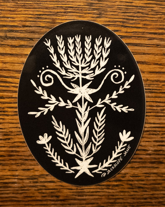 Folk Flower Sticker