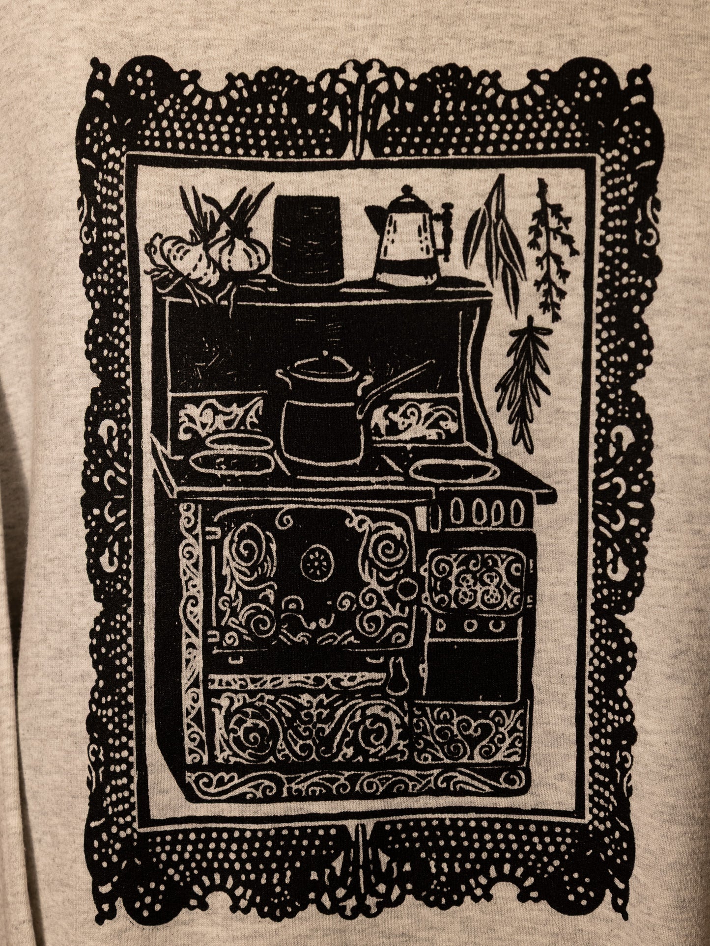 Cozy Stove Crewneck in Grey