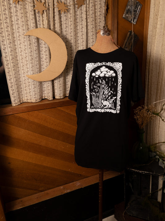 Rainy Bog T-Shirt in Pitch Black