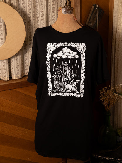 Rainy Bog T-Shirt in Pitch Black