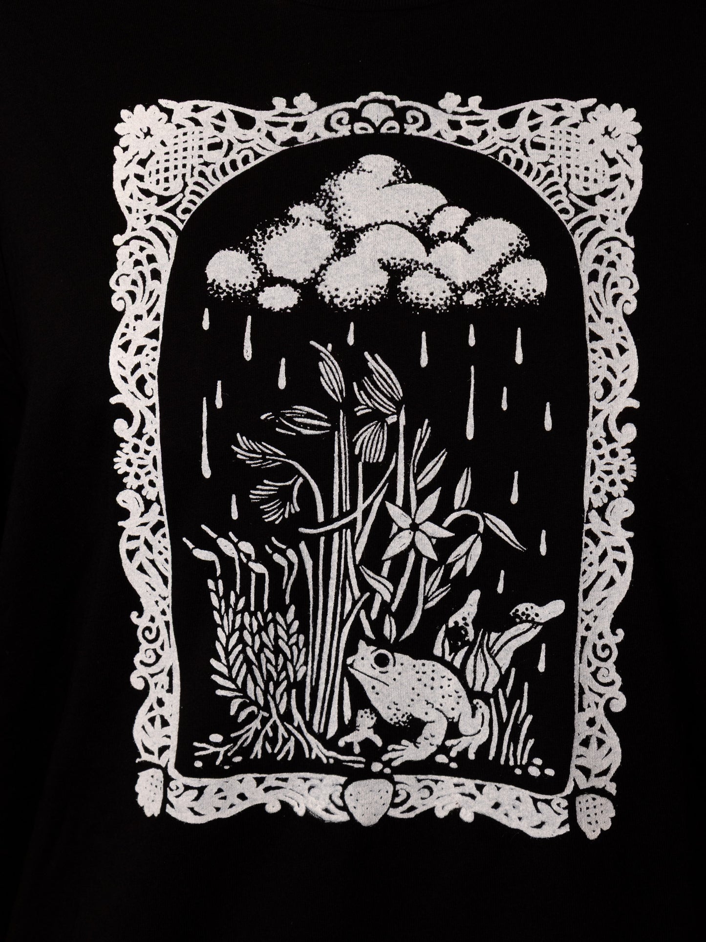 Rainy Bog T-Shirt in Pitch Black