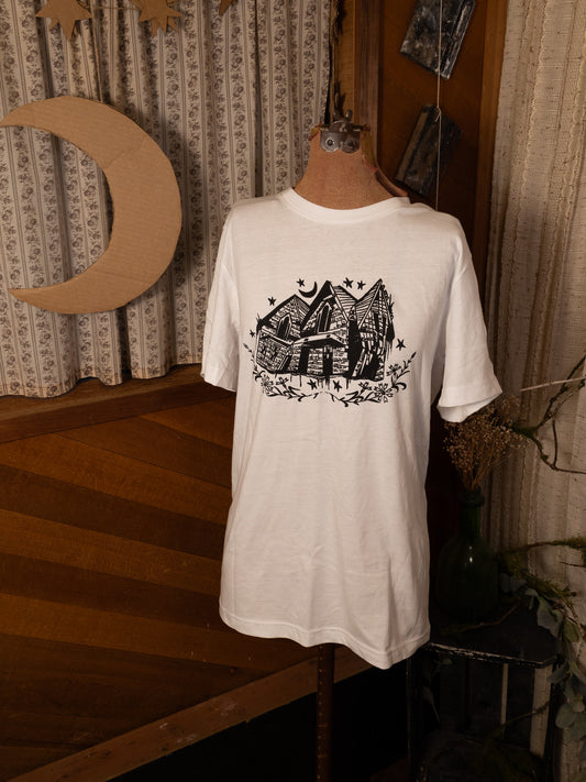 Crooked House T-Shirt in White