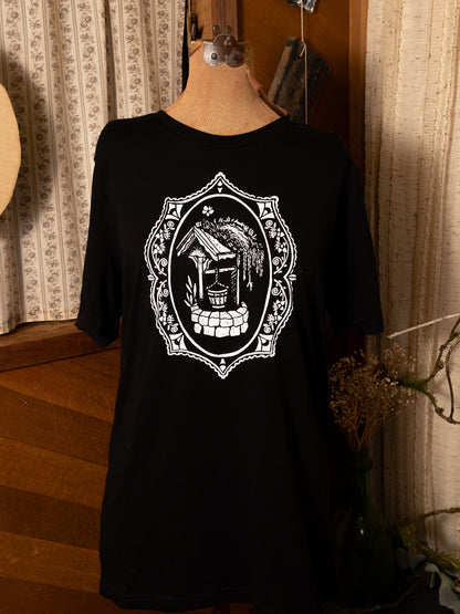 Wishing Well T-Shirt in Pitch Black