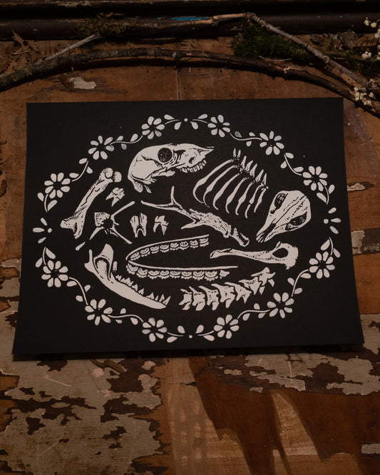 Bone Box Handmade Print