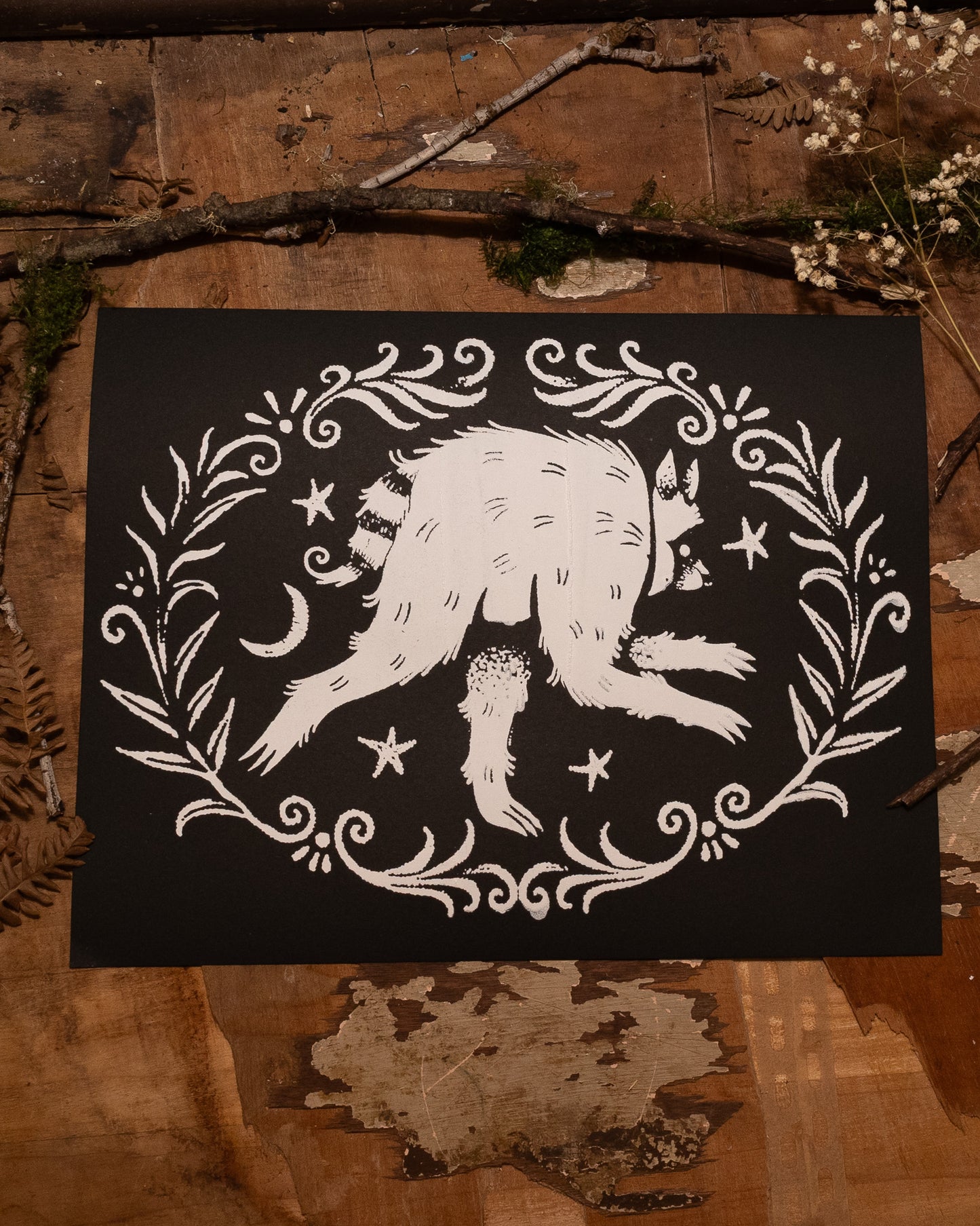 Jimothy Black Handmade Print