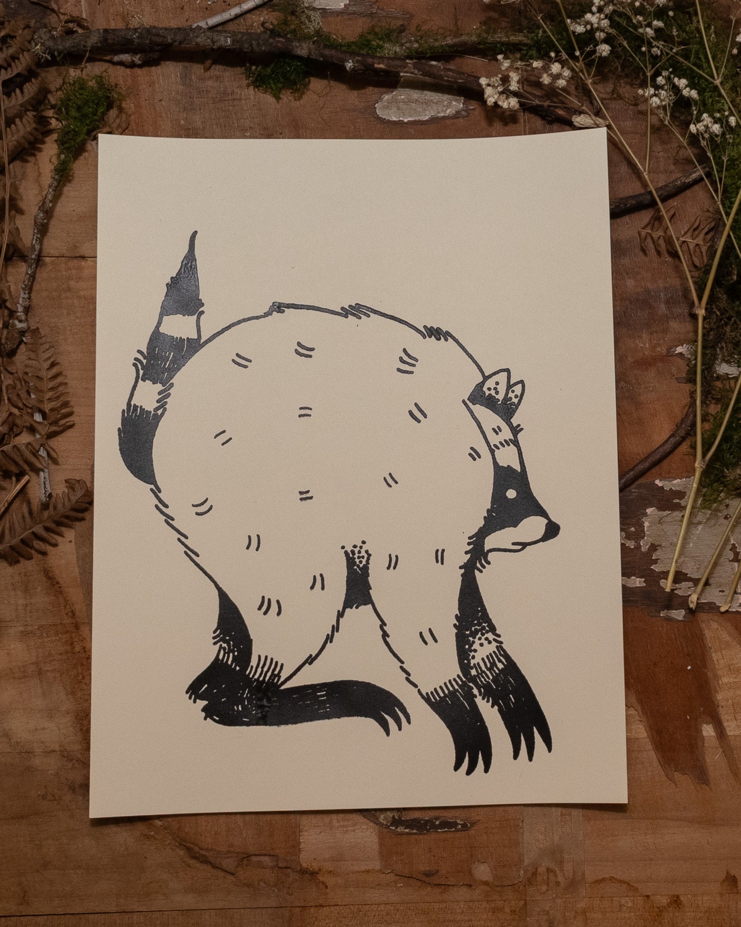 Jimothy White Handmade Print