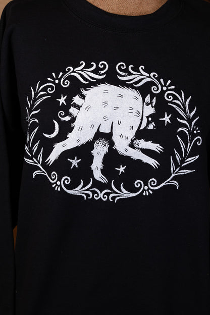 Jimothy Crewneck in Pitch Black