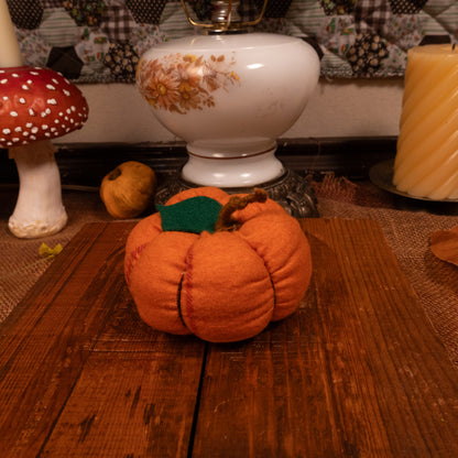 Decorative Pumpkin Pincushion