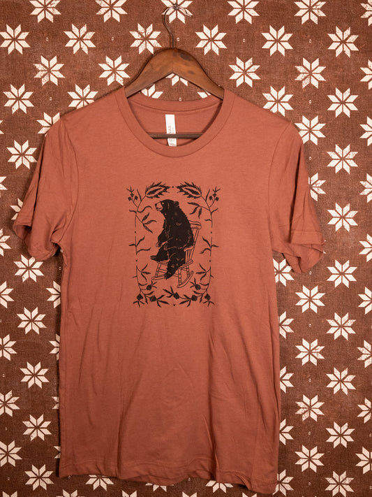 Cozy Bear T-Shirt in Campfire Brown