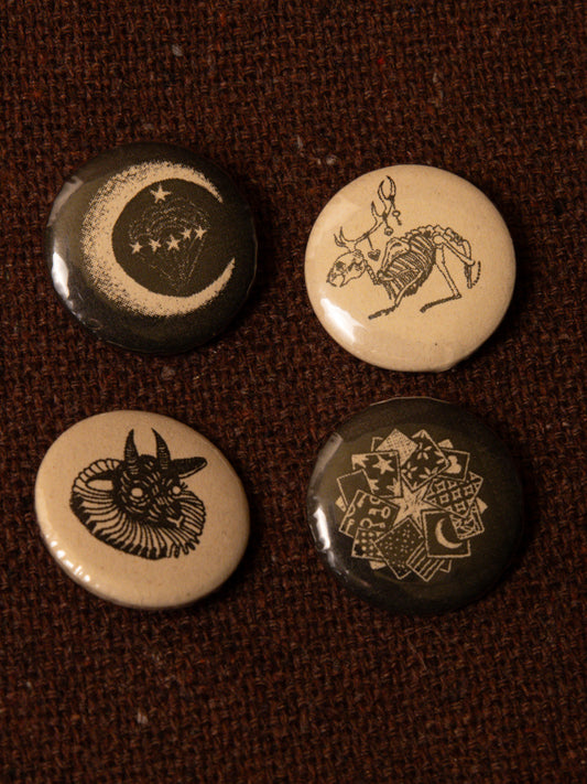 Jackalope Pinback Button Pack